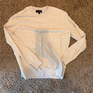 Banana Republic Men's Light Beige Crewneck Sweater